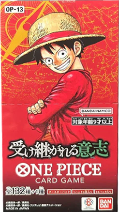 One Piece Card Game Inherited Will OP-13 Booster Box Japanese