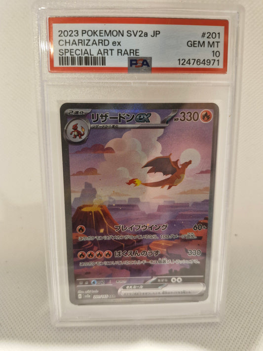 2023 Pokémon SV2A JP Charizard ex S.A.R               Gem Mint PSA 10
