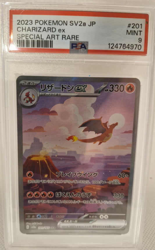 2023 Pokémon SV2A JP Charizard ex S.A.R               Mint PSA 9